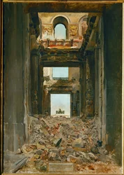 O Arco do Triunfo do Carrossel (óleo sobre tela)