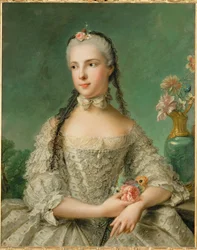 Isabella von Parma, esposa do imperador Josef II (pintura sobre tela)