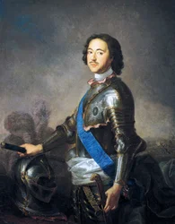 Retrato de Pedro I conhecido como Pedro o Grande (Moscovo