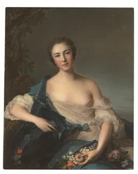Retrato de uma mulher como Flora
