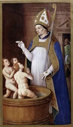 São Nicolau depois de Jean Bourdichon
