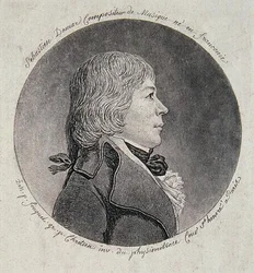 Sebastien Demar (1763-1832) gravada por Gilles-Louis Chretien (1754-1811) (gravura)