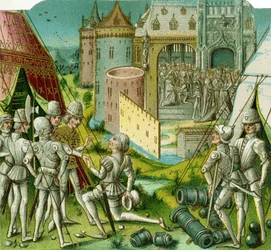 O casamento do Marquês Sigismundo de Brandeburgo (ou Luxemburgo), Imperador romano germânico