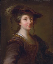 Louise Julie de Mailly-Nesle, Condessa de Mailly (1710-1751) (Mailly Nesle) - uma das favoritas de Luís XV - Alexis Grimou (1678-1733). Óleo sobre tela Dimensão : 57,2x48,3 cm Colecção Privada