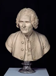 Busto de Jean Jacques Rousseau (1712-1778) (terracota)