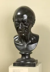 Busto de Voltaire (1694-1778) 1778 (bronze)