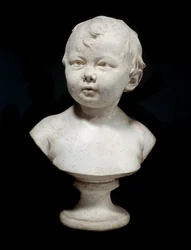 Sabine Houdon aos dez meses Busto em gesso de Jean Antoine Houdon (1741-1828) 1788 Paris, Musee du Louvre