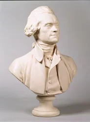 Thomas Jefferson (1743-1826) 1789 (gesso)