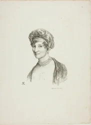 Retrato de uma mulher em um turbante