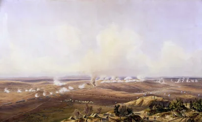 A Batalha de Austerlitz em 2 de dezembro de 1805