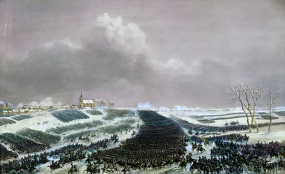 A Batalha de Preussisch-Eylau, em 8 de fevereiro de 1807