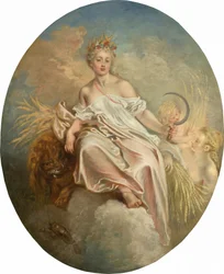 Ceres (verão), c.1717-1718 (óleo sobre tela)