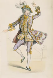 Gallant Farmer, do desenho de Jean Antoine Watteau
