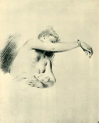 Nu com o braço direito levantado, 1717-1718, 1943.