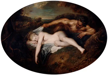 Ninfa e Sátiro, c1715