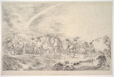 Recrutas que ingressam no Regimento, ca. 1715-16.