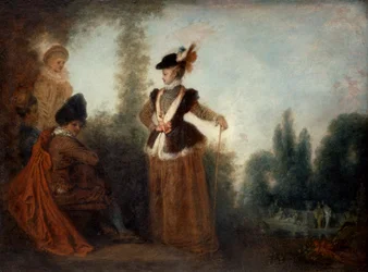 A aventureira, c1717