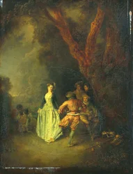 A dança do país, c.1711