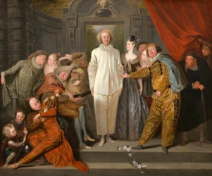 Os comediantes italianos, provavelmente 1720.