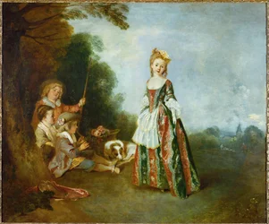 A dança, c.1719 (óleo sobre tela)