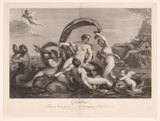 Galatea vigiada por Polifemo
Galatea (título sobre o objecto)