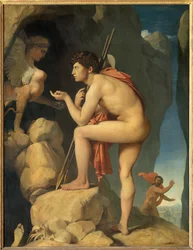 Édipo explica o enigma da Esfinge, 1808, 1,89 x 1,44 m