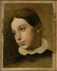 Retrato de Isaure Leblanc, filha dos amigos do pintor, M. e Mme. Leblanc de Florença