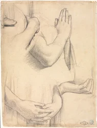 Estudo das Mãos, 1842.