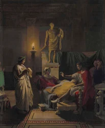 Virgílio lendo da Eneida, 1864.