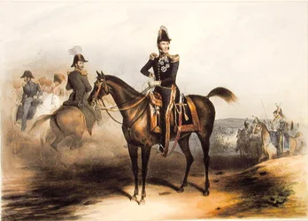 Retrato equestre de Leopoldo I (1790-1865) Rei da Bélgica