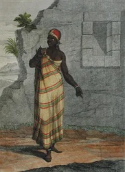 Mulher moura, prancha 99 de «Recueil de Cent Estampes représentant différentes Nations du Levant tirées sur les Tableaux Peints d