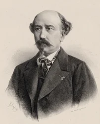Retrato do Compositor Aimé Maillart 1817-1871.