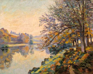 Margem do rio, outono, c.1910 (óleo sobre tela)