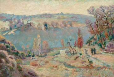 Vale do Sédelle em Pont Charraud: Geada Branca, c.1903-11 (óleo sobre tecido)