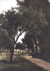 Avenue in the Woods, perto de Chaville, cerca de 1824