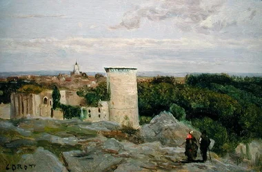 Castelo de Falaise, c.1846 (óleo sobre tela)