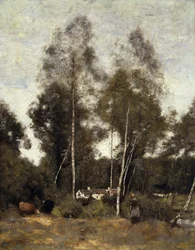 Clairiere Pierre du Bois, o Evaux, perto de Chateau-Thierry; Clairiere du Bois Pierre, em Evaux, perto de Chateau-Thierry, c.1855-65