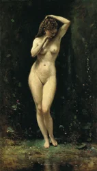 Francês:  Le Bain de Diane (La Fontaine) Diana a banhar-se (A Fonte)