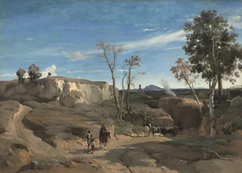 La Cervara, a Campagna romana, c.1830-1831