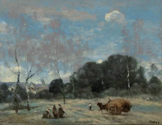 La Rentree des Foins a Marcoussis, 1870-74