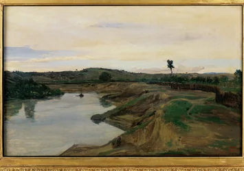 O passeio de Poussin, o campo de Roma ...