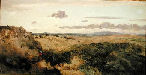 Mountain Landscape, c.1855-60 (óleo sobre tela)