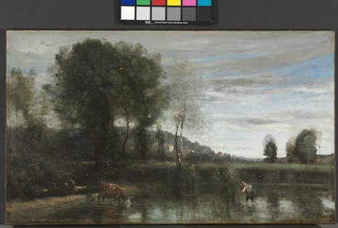 Lagoa em Ville-d "Avray, final da década de 1860