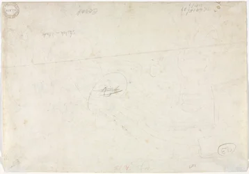 Esboço para uma paisagem (verso)