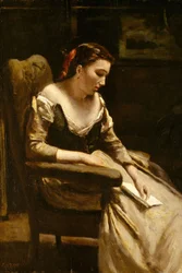 The Letter, c.1865 (óleo sobre madeira)