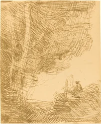 O poeta e sua musa Le Poete et la muse, 1871.