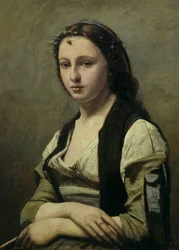A Mulher com a Pérola, c.1842 (óleo sobre tela)