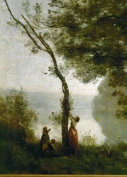 Árvore e mulher. Recordação de Mortefontaine, França ...