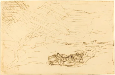 Wagon Going to Town (Le Chariot allant a la ville)