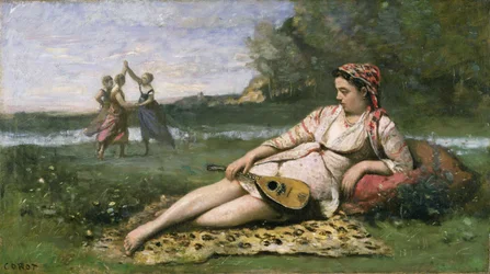Jovens mulheres de Esparta (ou reclina cigana) c.1868-70